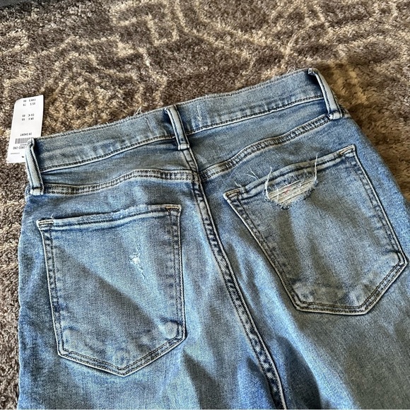 NWT Abercrombie & Fitch The Super Skinny Ankle High Rise Jeans Raw Hem 28S - Picture 9 of 10